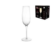Set Bormioli 6 Flute Glasses in Glass Palace Clear