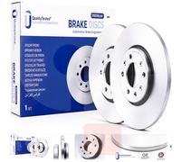 Set Brake Discs Rear Audi A1 A3 S3 Seat Altea XL Ateca 1.4 1.6 1.8