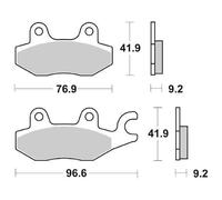 Brake Pads for KYMCO DINK 200 I 2006-2008 Front Scooter SBS