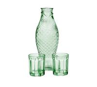 Set carafe with 2 glasses M green Fish & Fish - SERAX