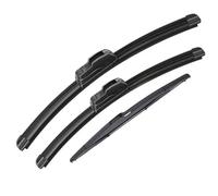 Set Compatible With For Edge MK1 2007 2008 2009 2010 2011 2012 2013 2014 3Pcs Front Rear Windscreen Wiper Blades Set 26"20"14"