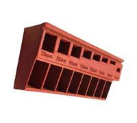 Set Consistent Screw Storage Tray with Tagging Openings and Hardwearing Strategy Compartments Garage Storage for Fasteners