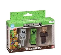 Set di Gomme 3D Minecraft MC4021D 3 Pezzi