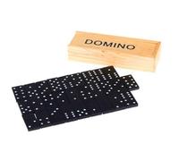 Set Double 6 - 28 Pcs Classic Tiles, Wooden Number Game Set, Educational Counting Learning Toy With Smooth Edges Safe Handling Design | Kids Family Night Party Fun Math Practice Indoor Outdoor