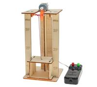 Set Electric Remote Control Lift Elevator Model Kits Foster Kids Imagination STEM Toy For Science School Project