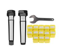 Set ER20 Collect Chuck Spring Clamps Chuck Morse Holder MTB2 MTB3 MTB4 ER20 MTA2 MTA3 MTA4 Tool Holder Suit + Wrench CNC Milling(16PCS,MTB4-ER20)