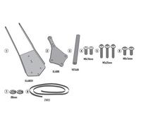 Set Fastening, Crossbar Windscreen FB2159 for Portasmartphone-Gps Yamaha