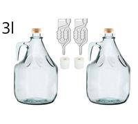 Glass balloon bottle, wine balloon, in plainting, 3L BDO3Z