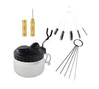 Set for Model Painting Includes Stand Base and 20 Pcs Clip Sticks for Hobbyists and Artists Kit for Model