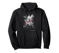 Set free from john 8 36 free indeed cross faith Pullover Hoodie