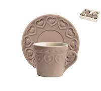 Set H&H New 4 Coffee Cups Fairylove Dove With Saucer Cc 165