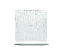 Set H&H New Drops 6 Square Plates, Glass, 25Cm