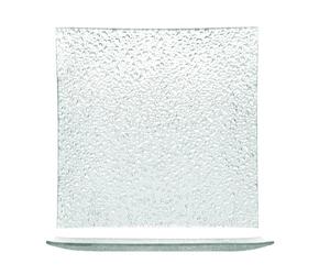 Set H&H New Drops 6 Square Plates, Glass, 30Cm
