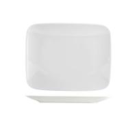 Set H&H New Kyoto 6 Fruit Plates, White Porcelain, 22x18cm