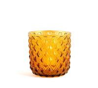 Set H&H New Murano 6 Glasses, Glass, Amber, Cl30