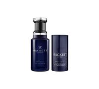 HACKETT ESSENTIAL 100ML EDP + 75ML DEODORANT STICK GIFT SET NEW & BOXED