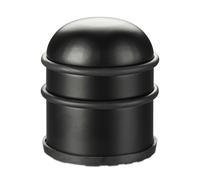 Set Heavy Anti-Slip Doorstop Buffer Round Stainless Steel Black Door Stopper