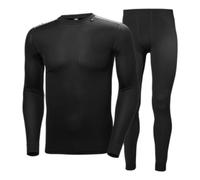 Helly Hansen Hh Comfort Dry Long Sleeve Base Layer Set Black M Men