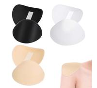 Set-in Shoulder Pads Thickness - Breathable Sponge Pads Shoulder Enhancer, Men Blazer Suit T-Shirt Clothes Accessories - Self Adhesive Invisible Push-Up Padss, Shoulders Enhancer for Woman Man