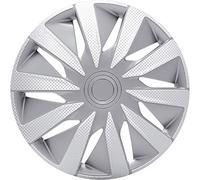 Set J-Tec wheel covers Lazio 15-inch silver/carbon-look