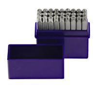 SET Letter Stamps A-Z - Letter Height: 3.0 mm - Font DIN 1451