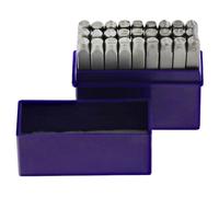 SET Letter Stamps A-Z - Letter Height: 5.0 mm - Font DIN 1451