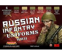 Set LifeColor CS42 Russian Infantry Uniforms WWII