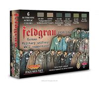 Set LifeColor CS55 feldgrau 1939-1945 German Military Uniforms WWII