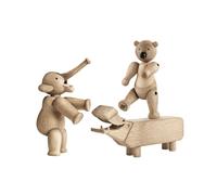 Set Liliput 3 pieces wooden figure Kay Bojesen