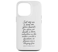 Set Me As A Seal On Your Heart Song Of Songs 8 6 7 Bible God Case for iPhone 13 Pro