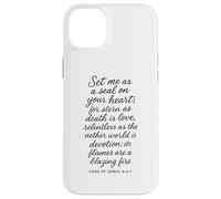 Set Me As A Seal On Your Heart Song Of Songs 8 6 7 Bible God Case for iPhone 14 Plus