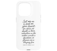 Set Me As A Seal On Your Heart Song Of Songs 8 6 7 Bible God Case for iPhone 15 Pro