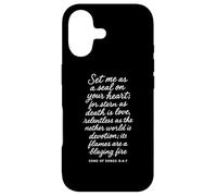 Set Me As A Seal On Your Heart Song Of Songs 8 6 7 Bible God Case for iPhone 17