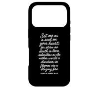 Set Me As A Seal On Your Heart Song Of Songs 8 6 7 Bible God Case for iPhone 17 Pro