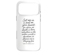 Set Me As A Seal On Your Heart Song Of Songs 8 6 7 Bible God Case for iPhone 17 Pro Max
