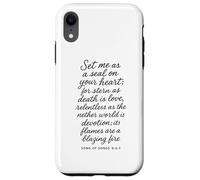 Set Me As A Seal On Your Heart Song Of Songs 8 6 7 Bible God Case for iPhone XR