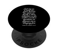 Set Me As A Seal On Your Heart Song Of Songs 8 6 7 Bible God PopSockets Adhesive PopGrip