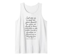 Set Me As A Seal On Your Heart Song of Songs 8 6 7 Bible God Tank Top