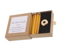 Set Meditation Taper 6pcs Candles with Holder Brass