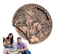 Set Metal Dice - Zinc Alloy Mini dnds Dice S,et - Role Playin, G dic.e S.et for Dungeon and Dragon RPG mtgs, pathfinders Role Play Tabletop Games, RO, The Playing Board Games Accessories