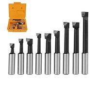 Set Milling Machine Acc Ries Mt2 M10 F1-12 50Mm Bo Head with 9Pcs 12Mm Bo Bars Artisan Bo and Cutter Set Mt1 Bo Mt3