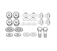 Set Mounts GIVI D446KIT for Windscreen 446DT, MBK Skycruiser 125 / x-Max 125-25