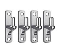Set of 1/2/4 Wall Mount Gate Hinges Construction for Outdoor Fence Door Portable Sturdy Design with 5/8Inch Pin Fence Post Gate