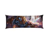 Set of 1 Body Pillowcase Decorative Long Body Lumbar Throw Pillow Covers Elf Tiger Cushion Cover, Soft Breathable Long Pillow Cover, for Sofa Bedroom Living Room Home Decorative Gifts 36x12 Inch F-357