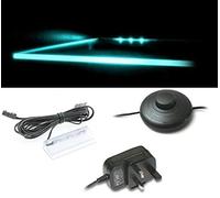 Set of 1 LED Glass Edge Lighting Clip in White [Energy Class A]