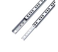 Set of 1 Pairs Drawer Rails and Runners for Baskets, Partial Extension Metal Bearing Drawer Slides, Roller Slide Ball Guide for Furmiture Drawer Depth, 17mm Wide x 246mm Replaceable