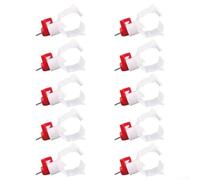 Set of 10 Automatic Drinking Cups for Chickens, Enhances Efficiency in Poultry Farming Operations
