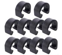 Set of 10 Bicycle CClips Buckle, C Type Plastic Clips for Secure Brake Line Management on Mountain and Road Bikes