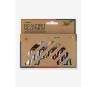 Set of 10 BIO RAINBOW Glitter & Sequins with Glue, Folia multicoloured