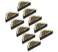 Set of 10, Cabinet Pulls Drawer Handles Decorative Wardrobe Cupboard Metal Pull Bathroom Zinc Alloy Furniture Knobs Dresser Door Handle with Mounting Screws